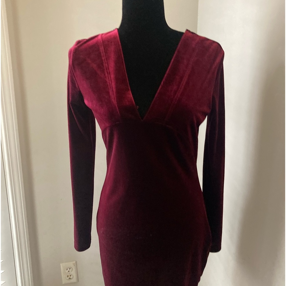 NEVER WORN! Amazing velvet mini dress!